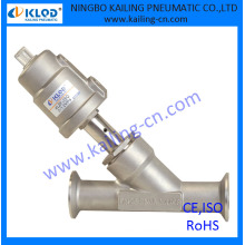 1/2" angle valve with stainless steel actuator and valve body, KLJZF-15-Q-SS